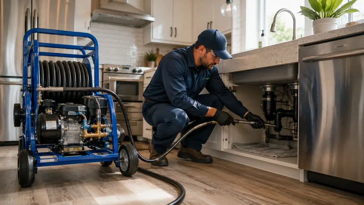 Kitchen Drain Hydro Jetting in Bethel Island